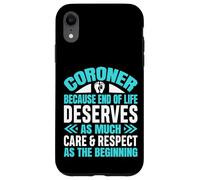 Coroner Forensic Scientist Autopsy Medical Examiner Coroner Case for iPhone XR