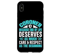 Coroner Forensic Scientist Autopsy Medical Examiner Coroner Case for iPhone XS Max