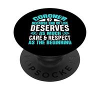 Coroner Forensic Scientist Autopsy Medical Examiner Coroner PopSockets Adhesive PopGrip
