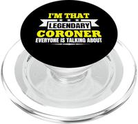 Coroner Forensic Scientist Autopsy Medical Examiner Coroner PopSockets PopGrip for MagSafe