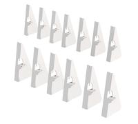 CoroRio 7 Inch Self Stick Cardboard Easel Backs, Picture Frame and Art Easel Stand, Use for Photos, Signs, Crafts, (Pack of 60, White)