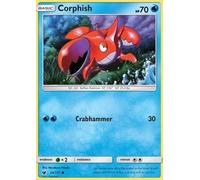 Corphish 24/111 Common Pokemon Card (SM Crimson Invasion) + 1x TitanCards® Toploader