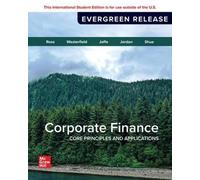 Corporate Finance: Core Principles and Applications: 2026 Release ISE