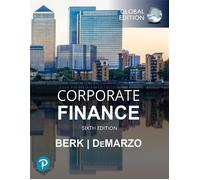Corporate Finance, Global Edition 6th Edition by Jonathan Berk Paperback Book