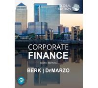 CORPORATE FINANCE GLOBAL EDITION by Jonathan Berk Paperback Self Help Business