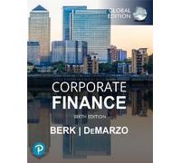 Corporate Finance, Global Edition, Jonathan Berk,