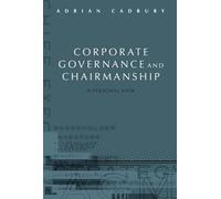 Corporate Governance and Chairmanship: A Personal View
