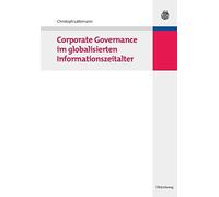 Christoph Latte Corporate Governance im globalisierten I (Paperback) (US IMPORT)