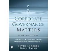 Corporate Governance Matters 4th edition