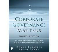 Corporate Governance Matters 4th edition