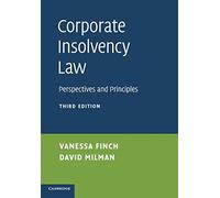Corporate Insolvency Law : Perspectives and Principles