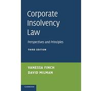 Corporate Insolvency Law: Perspectives and Principles