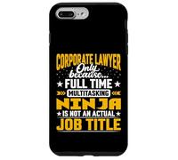 Corporate Lawyer Job Title - Business Solicitor Advocate Case for iPhone 7 Plus/8 Plus