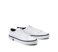 Corporate Leather Vulcanized Trainers White