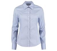 Corporate Long Sleeve Oxford Shirt Kustom Kit Light Blue 26