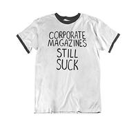 Corporate Magazines Still Suck - As Seen On Kurt Cobain Mens Band Organic Cotton T-Shirt