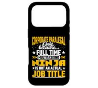 Corporate Paralegal Job Title Funny Corporate Law Assistant Case for iPhone 17 Pro