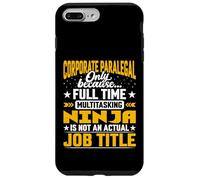 Corporate Paralegal Job Title Funny Corporate Law Assistant Case for iPhone 7 Plus/8 Plus