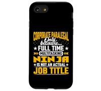 Corporate Paralegal Job Title Funny Corporate Law Assistant Case for iPhone SE (2020) / 7/8