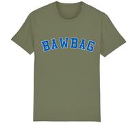 Corporate Togs BAWBAG Funny Joke T-Shirt - Scotland Slang Printed Tee, 100% Cotton, Short Sleeves, Regular Fit, Round Neck T-Shirt | Unisex & Men’s Clothing Olive Green