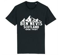 Corporate Togs Ben Nevis Scotland Walking Challenge T-Shirt, Large, Black