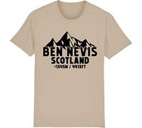 Corporate Togs Ben Nevis Scotland Walking Challenge T-Shirt, Large, Khaki