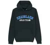 Corporate Togs Craiglang Auld Team Still Game Fun Printed Hoodie- Unique Gift Idea, Comfy Pullover Hoodie, 80% Cotton 20% Polyester, Ribbed Cuffs & Hem | For Men and Women Black