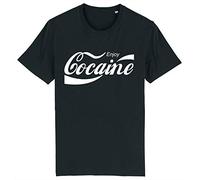 Corporate Togs Enjoy Cocaine Drug T-Shirt, X-Large, Black