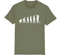 Corporate Togs Evolution Metal Detector Detecting T-Shirt Detectorist Treasure Hunter, Large, Olive Green