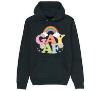 Corporate Togs Gay AF LGBTQ Hoodie, 80% Cotton 20% Polyester, Gay Trans Rainbow Printed Pullover, Long Sleeves, LGBTQ Awareness Month Outfit, S-XXL | Hoodies & Sweatshirts