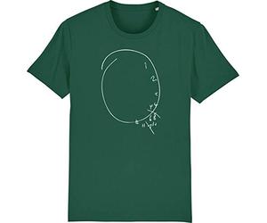 Corporate Togs Hannibal Lecter Clock Face Drawing Cult TV T-Shirt, XX-Large, Bottle Green
