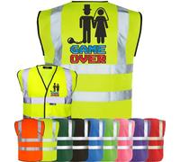 Corporate Togs High Visibility Vest - Funny T-Shirts for Men, Stag Do/Stag Night Hi Vis Vest, Printed T-Shirt, EN IS0 20471 Class 2 Compliance | Safety Waistcoat