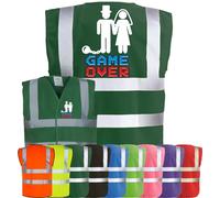 Corporate Togs High Visibility Vest - Funny T-Shirts for Men, Stag Do/Stag Night Hi Vis Vest, Printed T-Shirt, EN IS0 20471 Class 2 Compliance | Safety Waistcoat