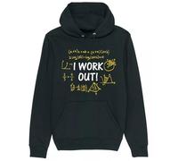 Corporate Togs I Work Out Hoodie, Novelty Gift Idea, Nerd G ormula Hoodie, 80% Cotton 20% Polyester, Long Sleeves, Maths Geek Joke Pun Hoodie, S-XXL | Hoodies & Sweatshirts Black