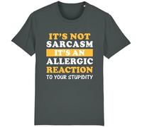Corporate Togs It's Not Sarcasm T-Shirt, Funny Gift Idea, Clever Sarcastic Printed Tee, 100% Cotton, Short Sleeves, Funny Insult Joke Print T-Shirt, S-XXL | Shirts & Tops Gray
