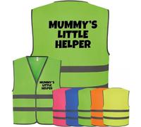 Corporate Togs Mummy's Little Helper, Printed Safety Jacket for Kids, V-Neck, Sleeveless, Double Reflective Trims, Hook & Loop Closure, Large Size | Safety Vests