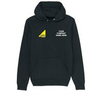 Corporate Togs Personalised Printed Gas Safe Register Logo Printed Hoodie - Long Sleeves Hoodie, Hooded Neckline, Regular Fit, Pullover Hoodie | Unisex & Men’s Clothing Black