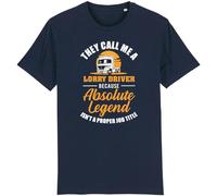 Corporate Togs They Call Me A Lorry Driver Funny T-Shirt - Trucker HGV Truck Driving, Gift Idea, 100% Cotton Tee, Regular Fit, Short Sleeve, Round Neck T-Shirt | Unisex & Men’s Clothing Navy Blue
