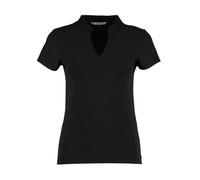 Corporate V Neck T-Shirt Kustom Kit Black 8-10