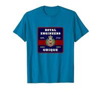 Corps of Royal Engineers Regiment Items T-Shirt, Men, Sapphire Blue, 3X-Large