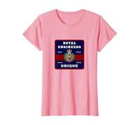 Corps of Royal Engineers Regiment Items T-Shirt, Women, Pink, X-Large