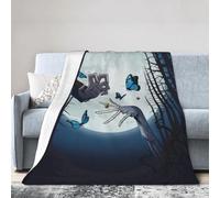 Corpse Bride Blanket Super Soft Flannel Throw Blanket Lightweight Blankets Towel Blanket for Couch Sofa Bedroom Bed 50x40 in