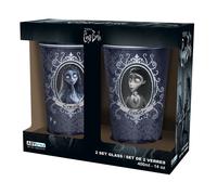 Corpse Bride Emily and Victor Glass Set multicolour Onesize