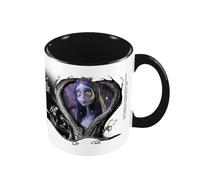 Corpse Bride Emily & Victor Frame Mug White/Black One Size 325ml Contrast Handle