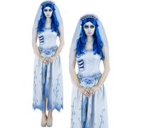 Corpse Bride Emily Womens Costume Adults Halloween Fancy Dress Licensed