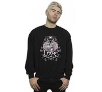 Corpse Bride Men's Love Heart Frame Sweatshirt in Black | Size: 4XL Corpse Bride Black 4XL