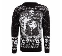 Corpse Bride Men's Skulls Knitted Sweatshirt | Size: Medium Corpse Bride Multicolor M
