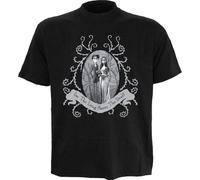 Corpse Bride Spiral Dead Wedding - Front Print T-Shirt Black - S