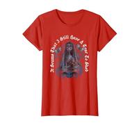 Corpse Bride Tears Halloween T-Shirt, Women, Red, Large