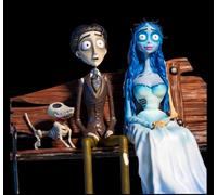 Set Figura Víctor y Emily Sentados en Banco